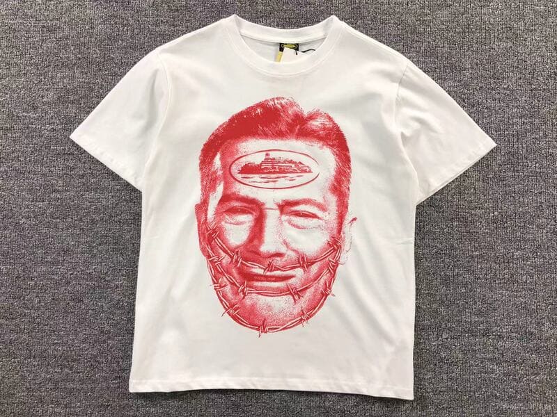 Playera Corteiz Dead Prezzy Blanca