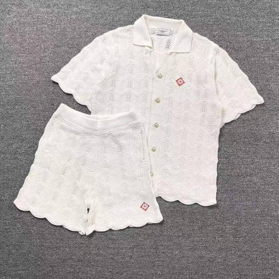 Conjunto Casablanca Crochê Blanco