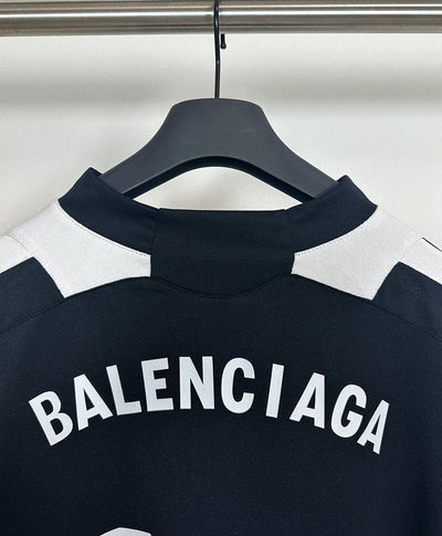 Playera Balenciaga Soccer T-Shirt 'BlackWhite'