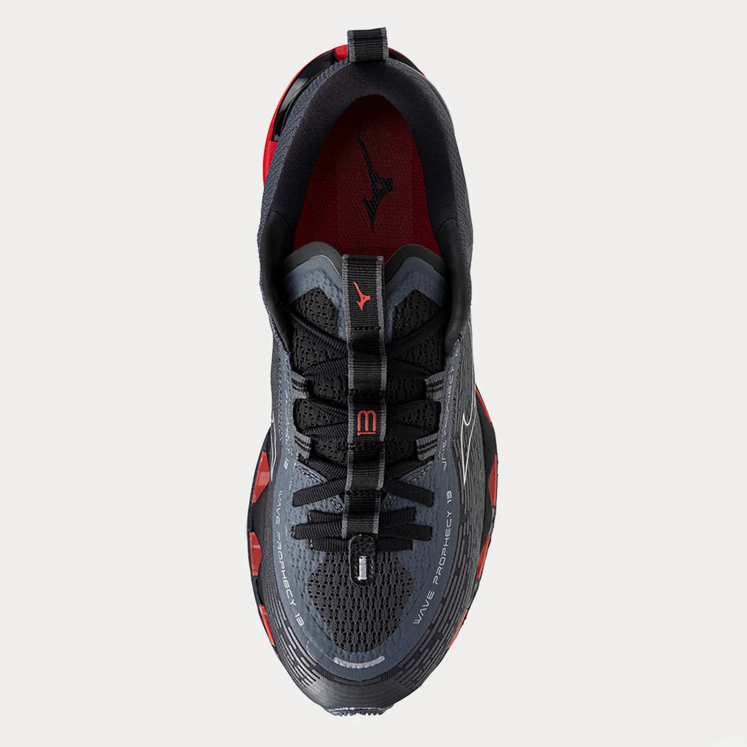 Tenis Wave Prophecy 13 Gris y Rojo