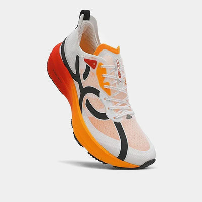 Tenis Corre 4 Blanco Naranja