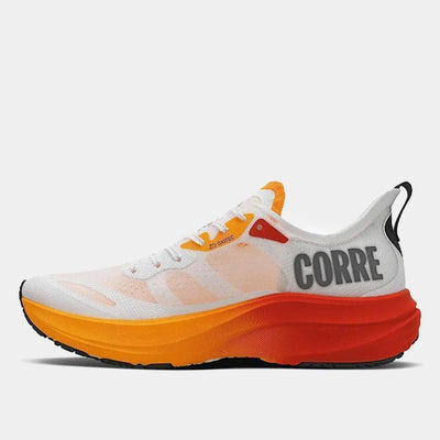 Tenis Corre 4 Blanco Naranja
