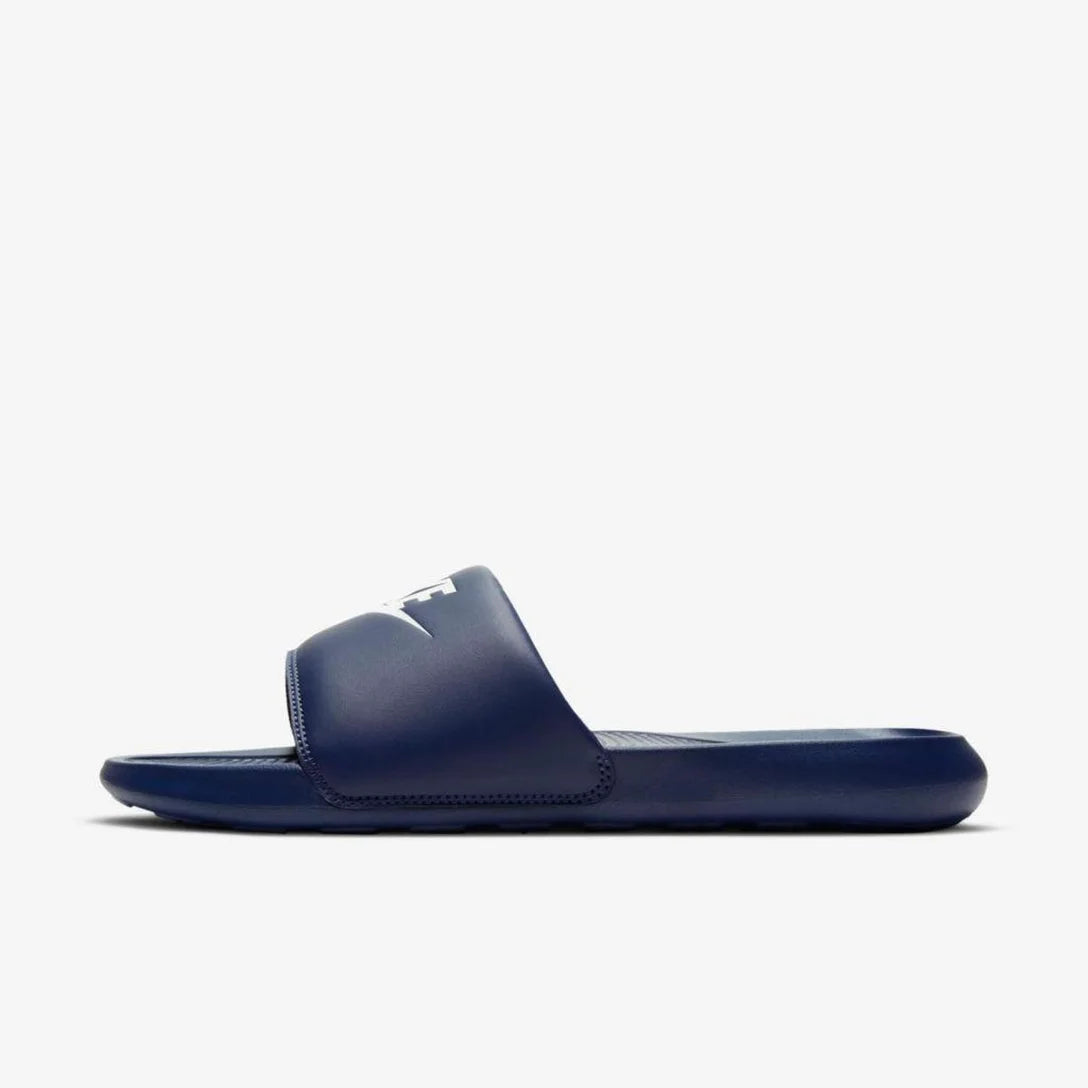 Chancla Victori - Slide - Azul Marino y Blanco