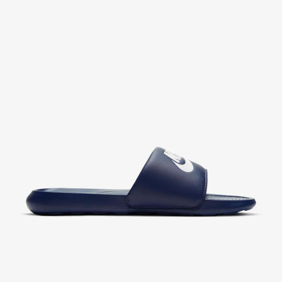Chancla Victori - Slide - Azul Marino y Blanco