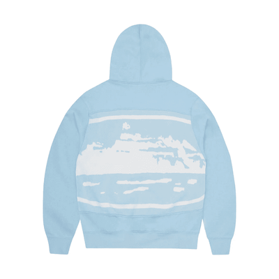Chamarra Corteiz Hybrid Knit Alcatraz Azul