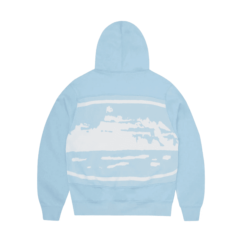 Chamarra Corteiz Hybrid Knit Alcatraz Azul