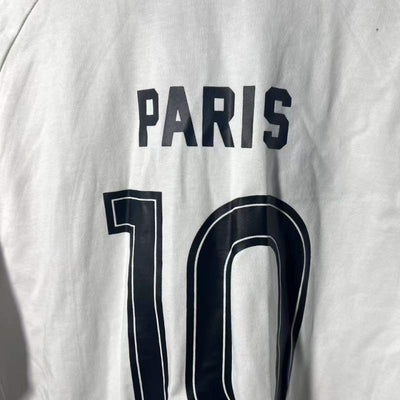 Playera Balenciaga Paris #10 Soccer Jersey Oversized White