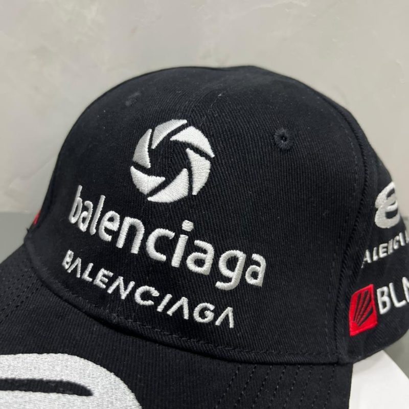 Gorra Balenciaga Racer Cotton Drill Black