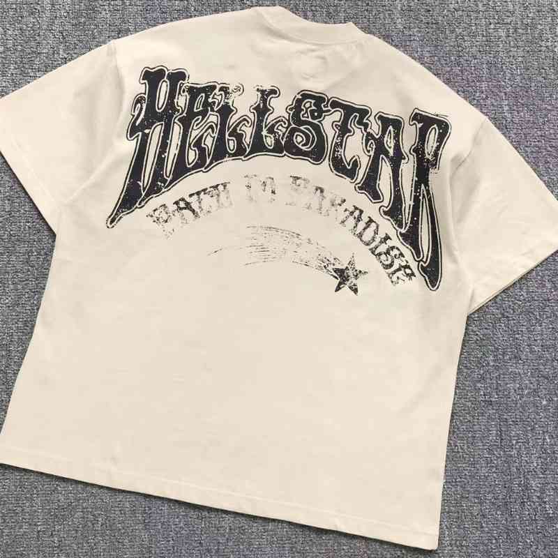 Playera Hellstar Crewneck Vintage Cream
