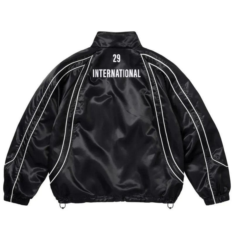 Chamarra Supreme Satin Piping Pullover Black