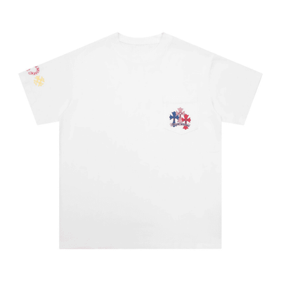 Playera Chrome Hearts Cross Colour Blanca