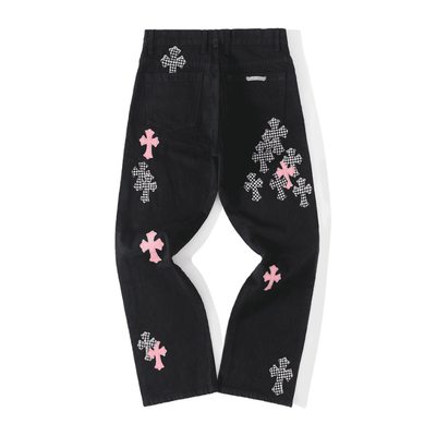 Pantalón Chrome Hearts Jeans Cross Patch Fleurknee