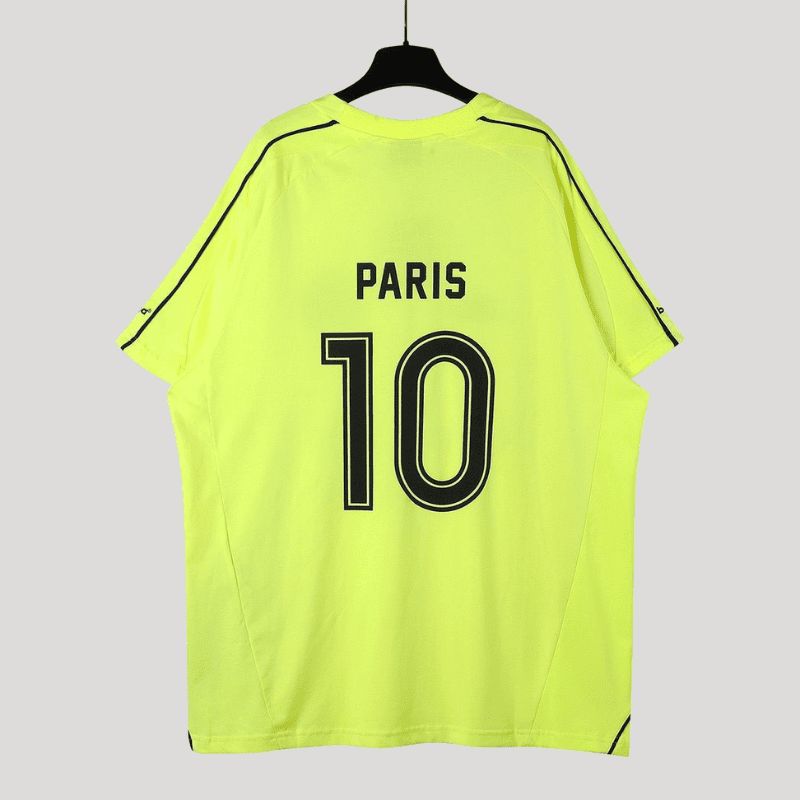Playera Balenciaga Paris #10 Soccer Jersey Oversized Green
