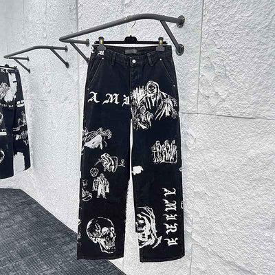 Pantalón Amiri Jeans Preta