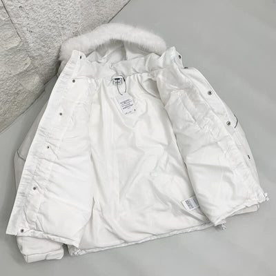 Chamarra Puffer Supreme x Jordan Blanca