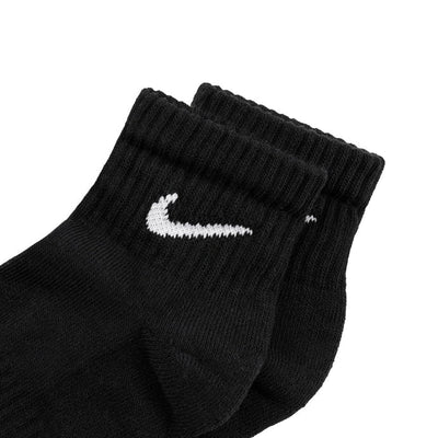 Calcetines Nike Everyday Cushioned Ankle Socks 3 Pares Negro