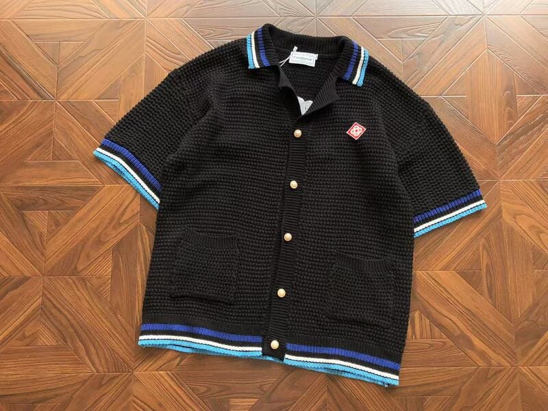 Conjunto Casablanca Crochê Gothic Negro y Azul