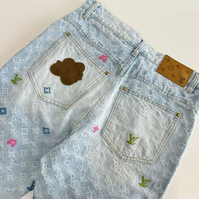 Pantalón Louis Vuitton by Tyler, the Creator Monogram Denim