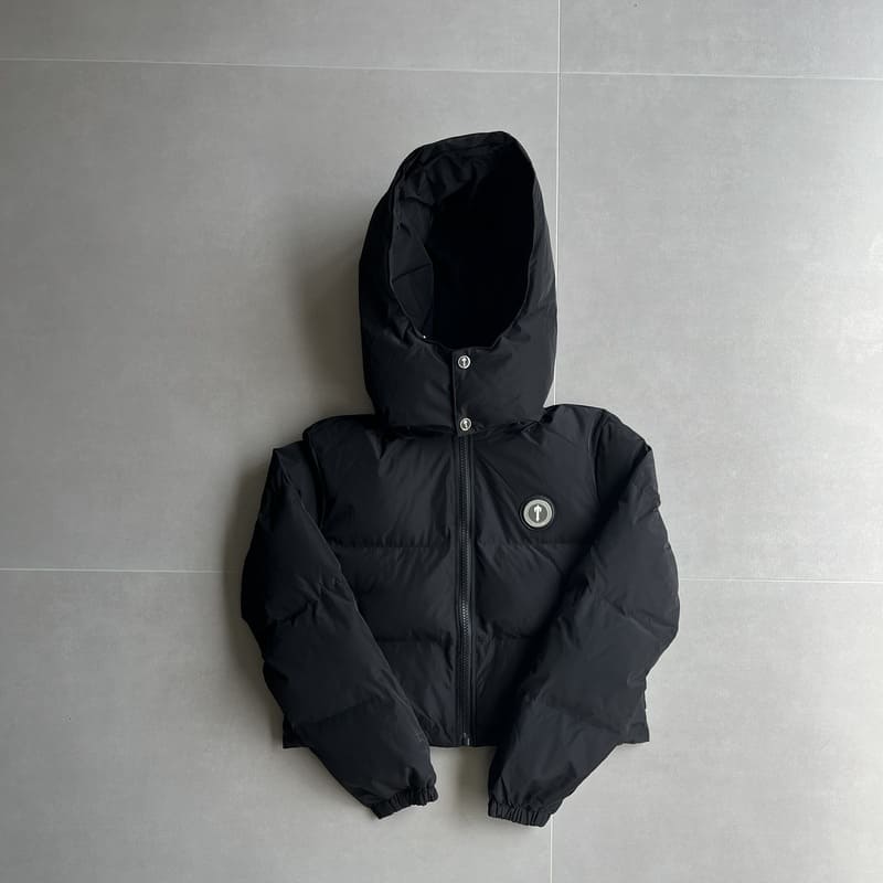 Chamarra Feminina Trapstar Irongate Hooded Puffer Black
