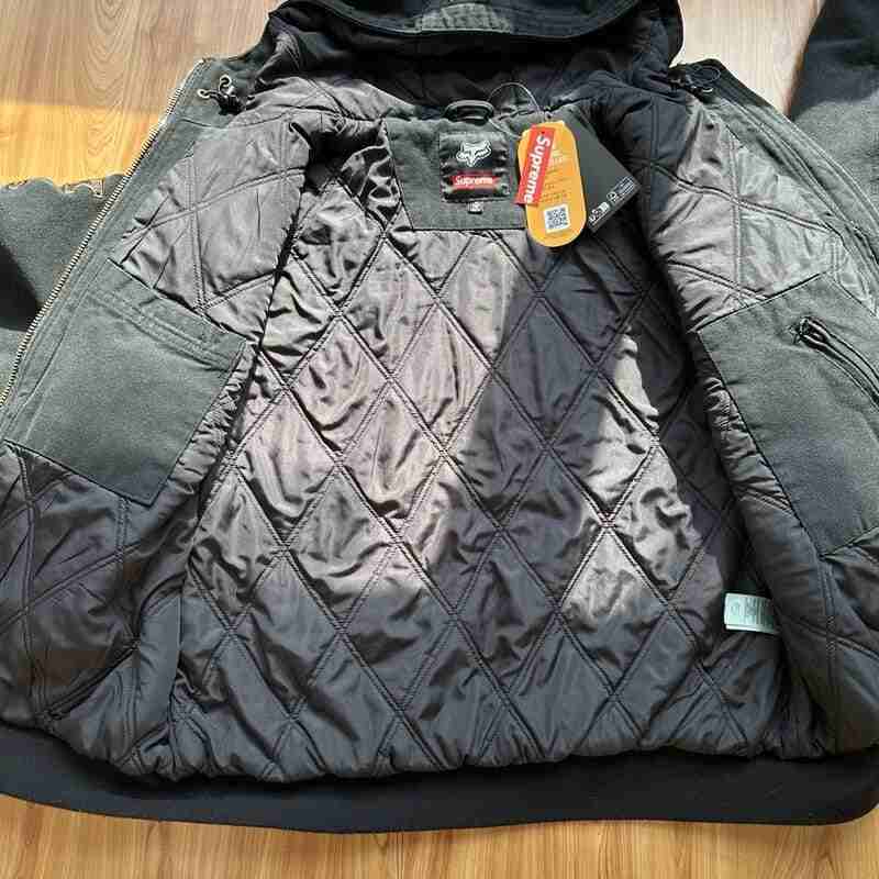 Chamarra Supreme x Fox Racing Hooded Work Black