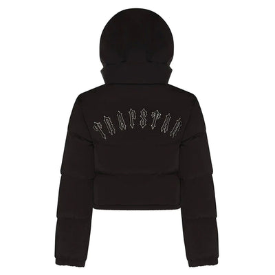 Chamarra Feminina Trapstar Irongate Hooded Puffer Black