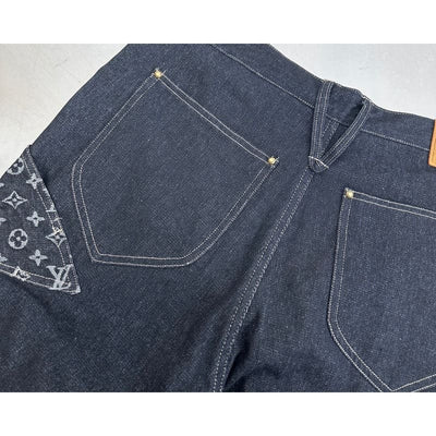 Pantalón Louis Vuitton Monogram Flower Denim