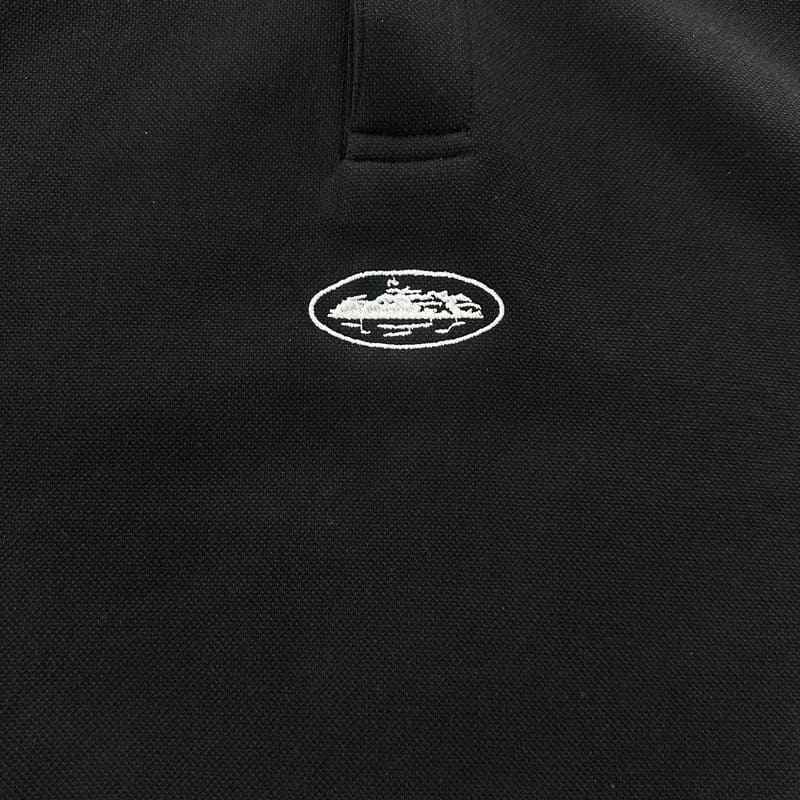 Conjunto Corteiz Island Pique Polo Negro