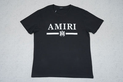 Playera Amiri Bar Logo Black