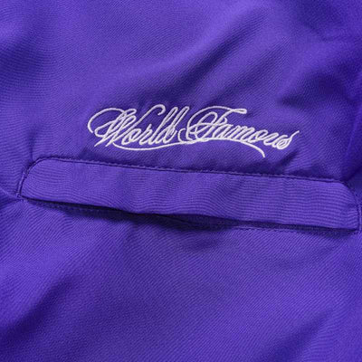 Conjunto Supreme x Nike Track Morado