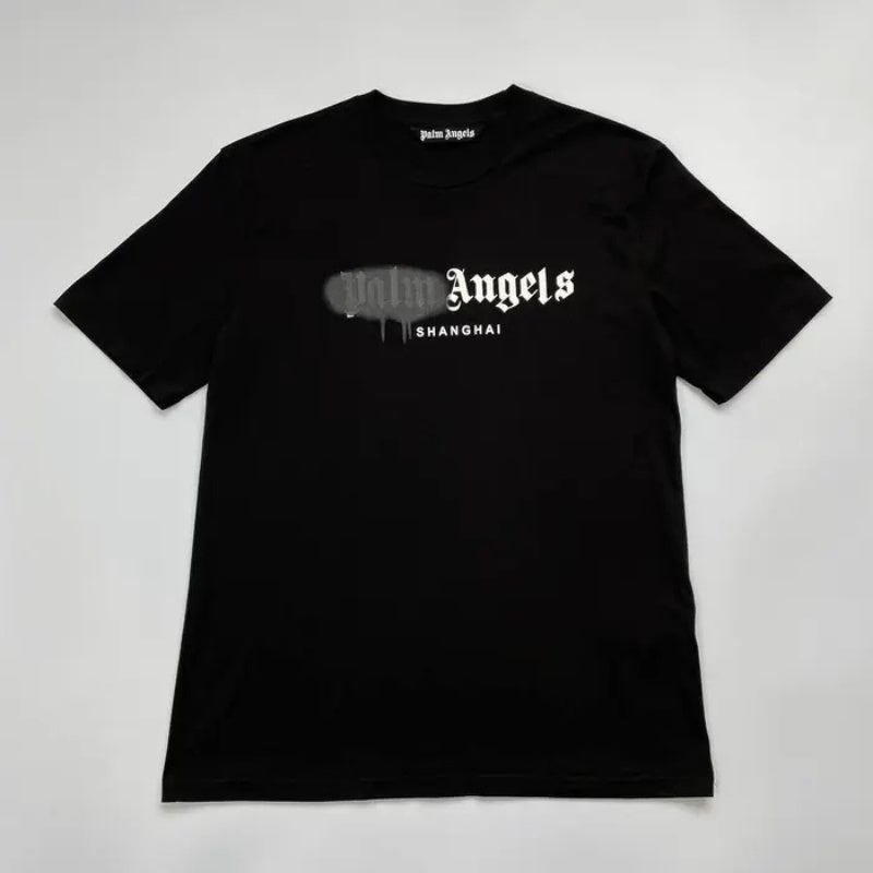 Playera Palm Angels Shanghai Sprayed Logo