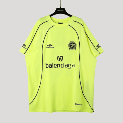 Playera Balenciaga Paris #10 Soccer Jersey Oversized Green