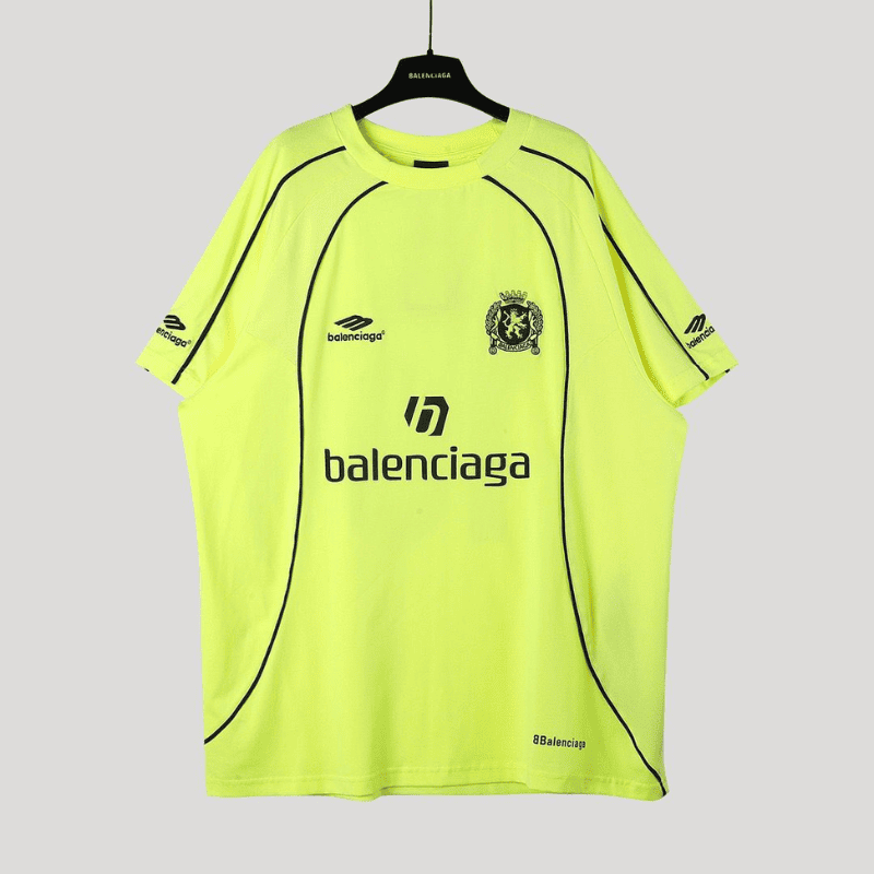 Playera Balenciaga Paris #10 Soccer Jersey Oversized Green