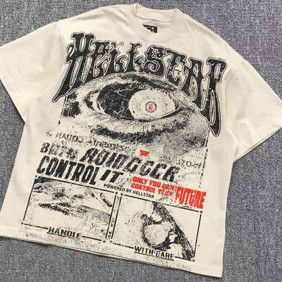 Playera Hellstar Crewneck Vintage Cream