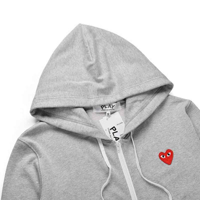 Moletom Comme des Garçons PLAY Logo Gris