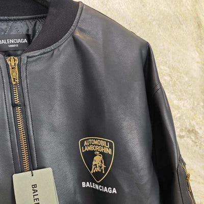 Chamarra Balenciaga x Automobili Lamborghini Preta