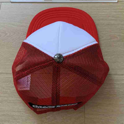 Gorra Chrome Hearts King Taco Trucker Rojo/Blanco