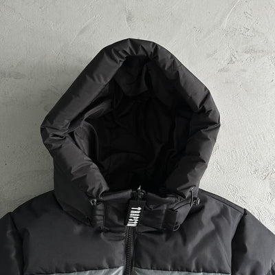 Chamarra Trapstar Decoded Puffer Black/Grey