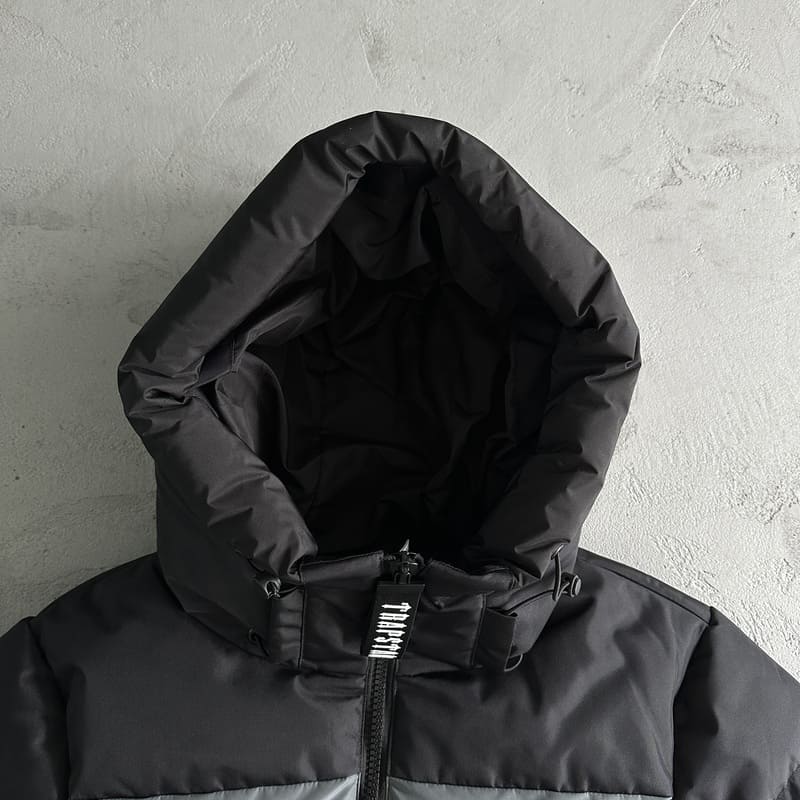 Chamarra Trapstar Decoded Puffer Black/Grey