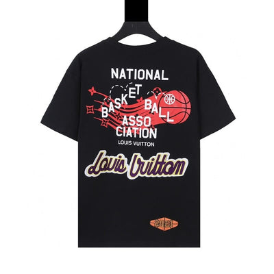 Playera Louis Vuitton x NBA Crossover Round Neck Printing