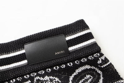 Pantalón Amiri Bandana B-Ball Sweatpants 'BlackGrey'