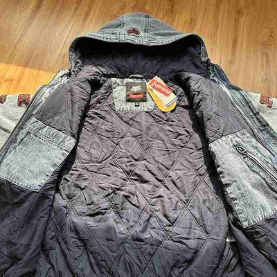 Chamarra Supreme x Fox Racing Hooded Work Denim