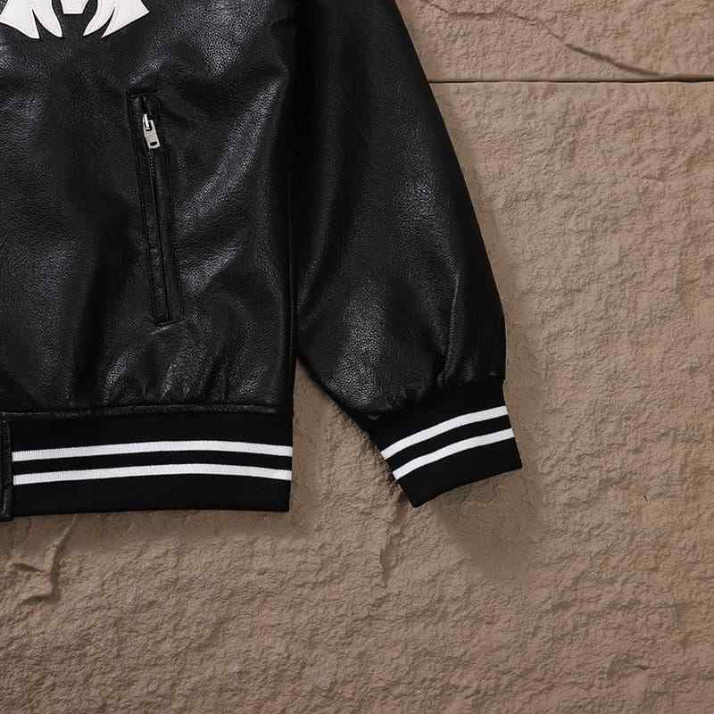 Chamarra Amiri MA Hollywood bomber Leather Black