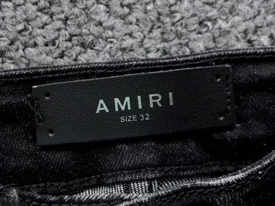Pantalón Amiri Black Patch Jeans
