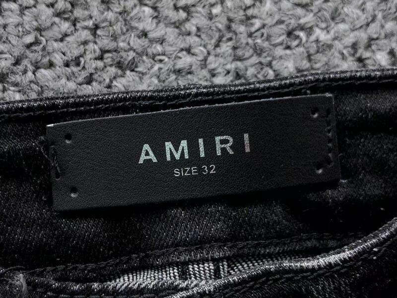 Pantalón Amiri Black Patch Jeans