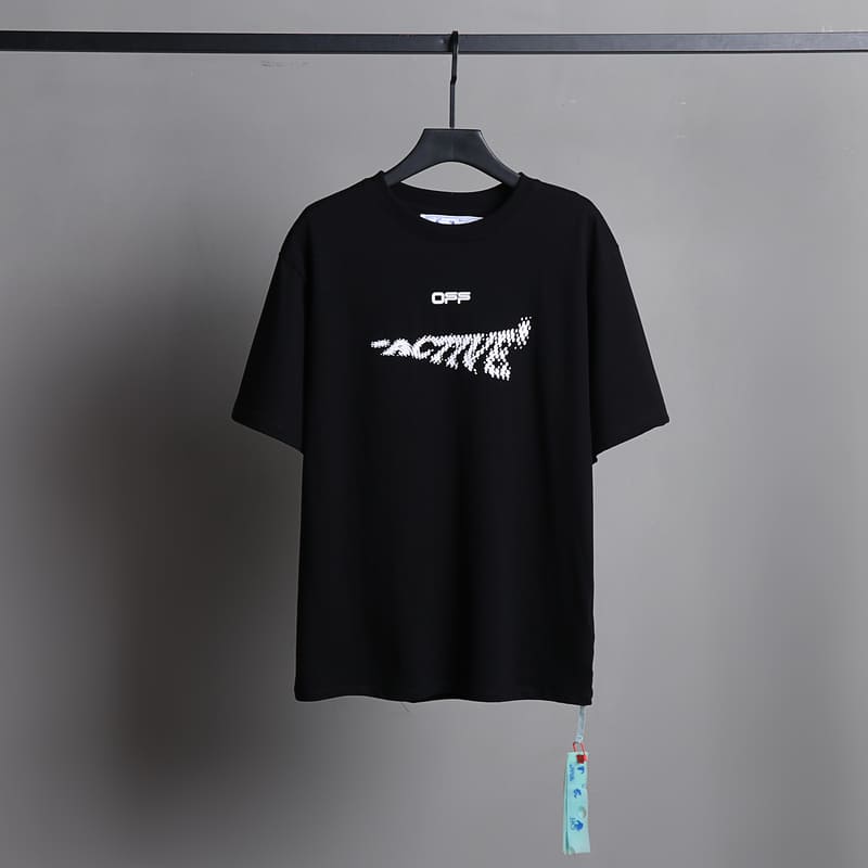 Playera Off-White Graphic Tee Black