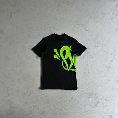 Playera Synaworld OG Logo Black/Green
