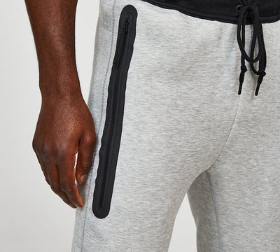 Conjunto Nike Tech Fleece Gris/Negro 2023 (New Season)