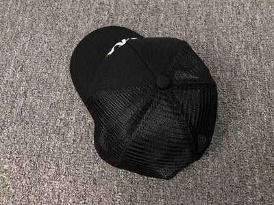Gorra Amiri Trucker AM Paint Drip Logo Negro