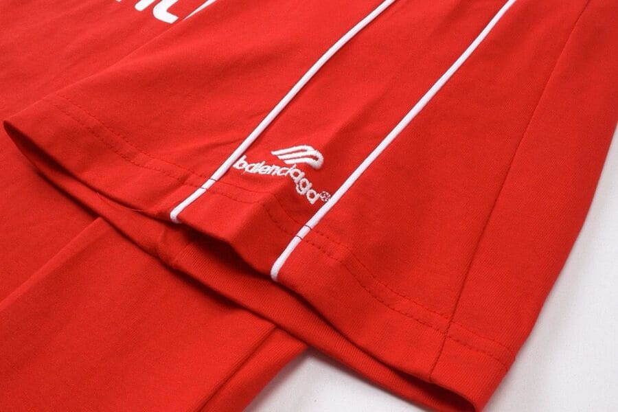 Playera Balenciaga Milaño #10 Soccer Jersey Oversized Red
