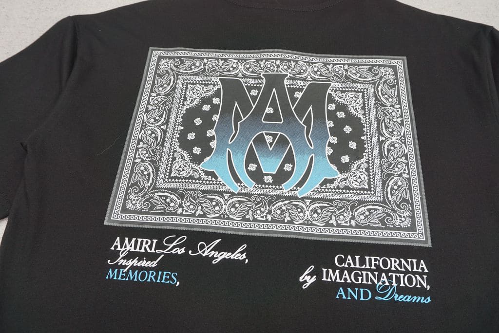 Playera Amiri Ma Bandana Black